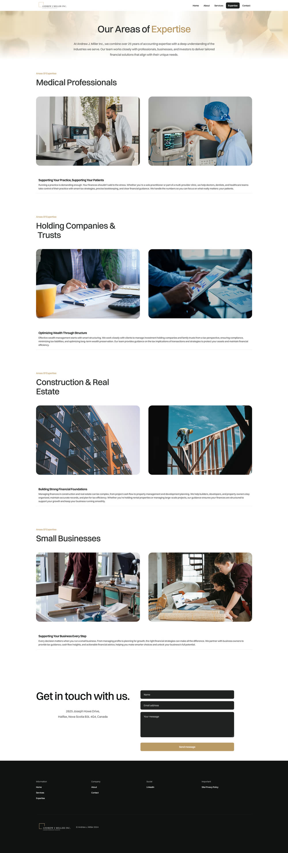 Andrew J Miller expertise page