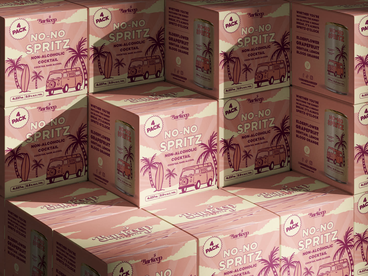 Barkeep No-No Spritz non-alcoholic packaging