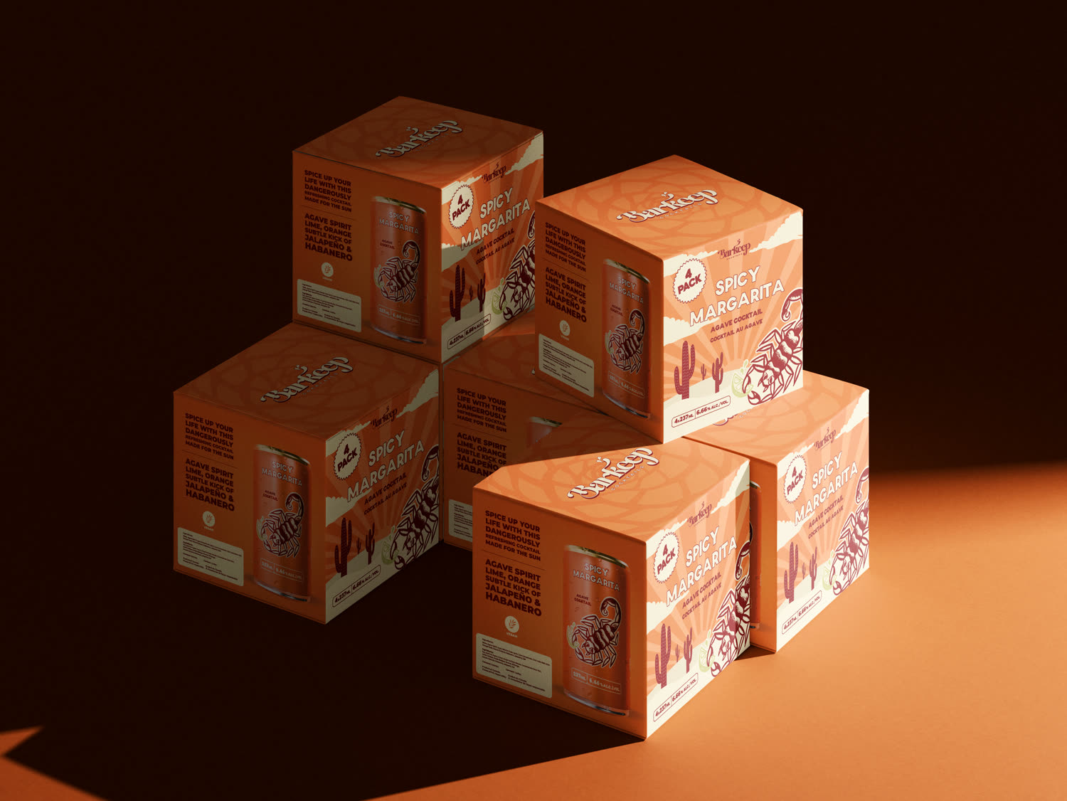Barkeep Spicy Margarita packaging