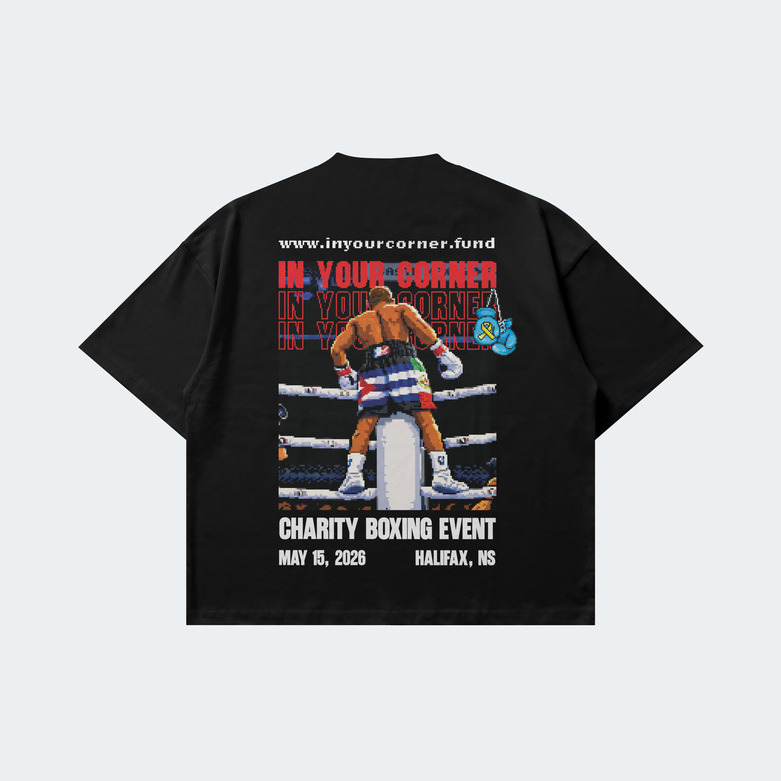 In Your Corner t-shirt, back graphic