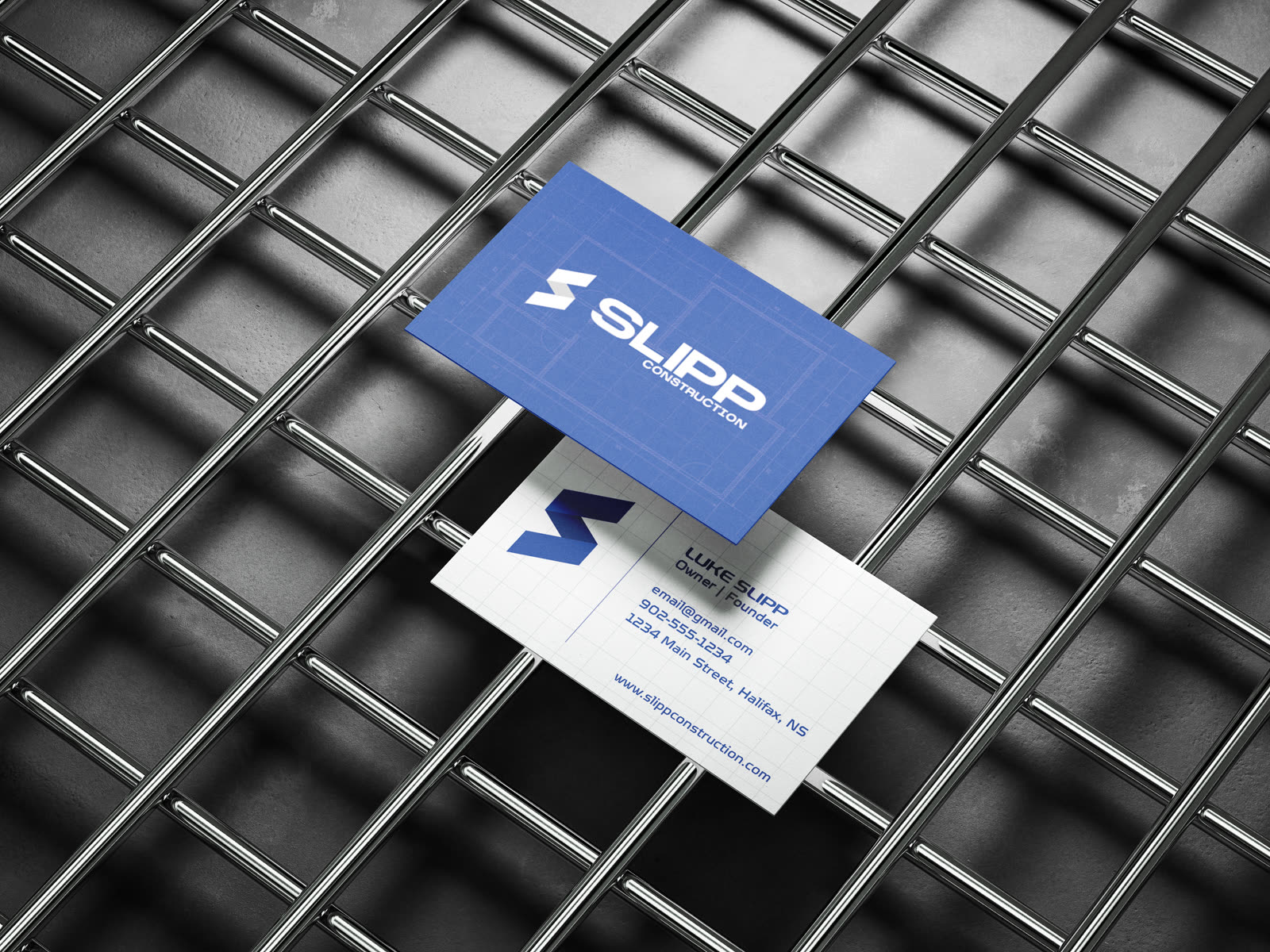 Slipp Construction business cards