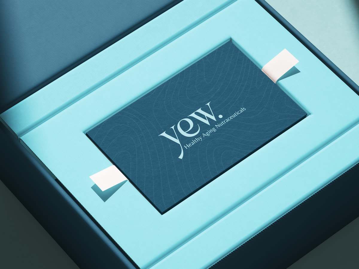YEW brand identity
